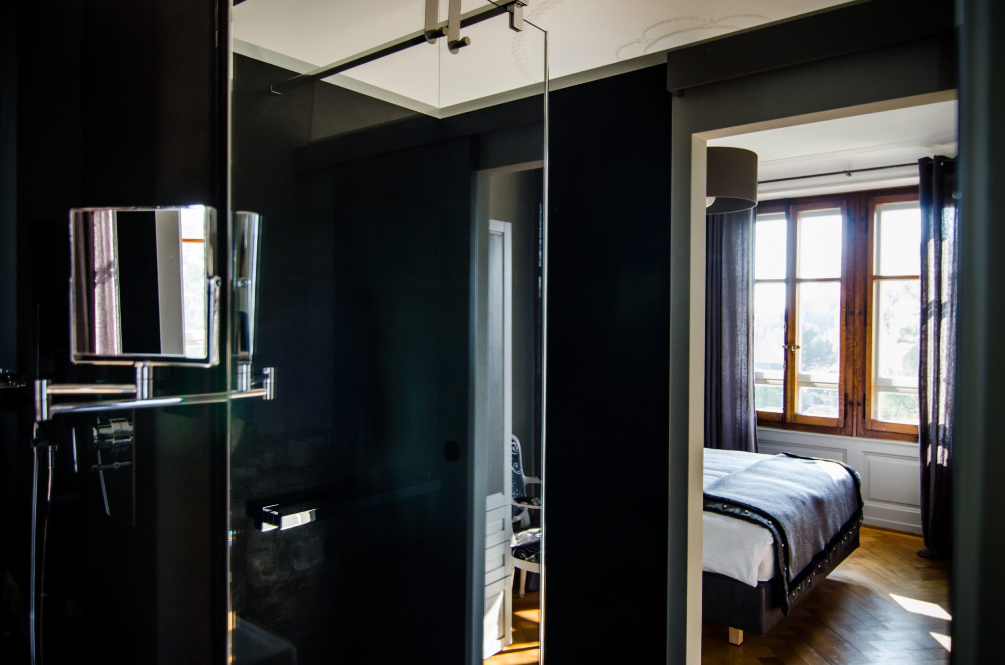 Chambre vue jardin Morges - Chambre Denges