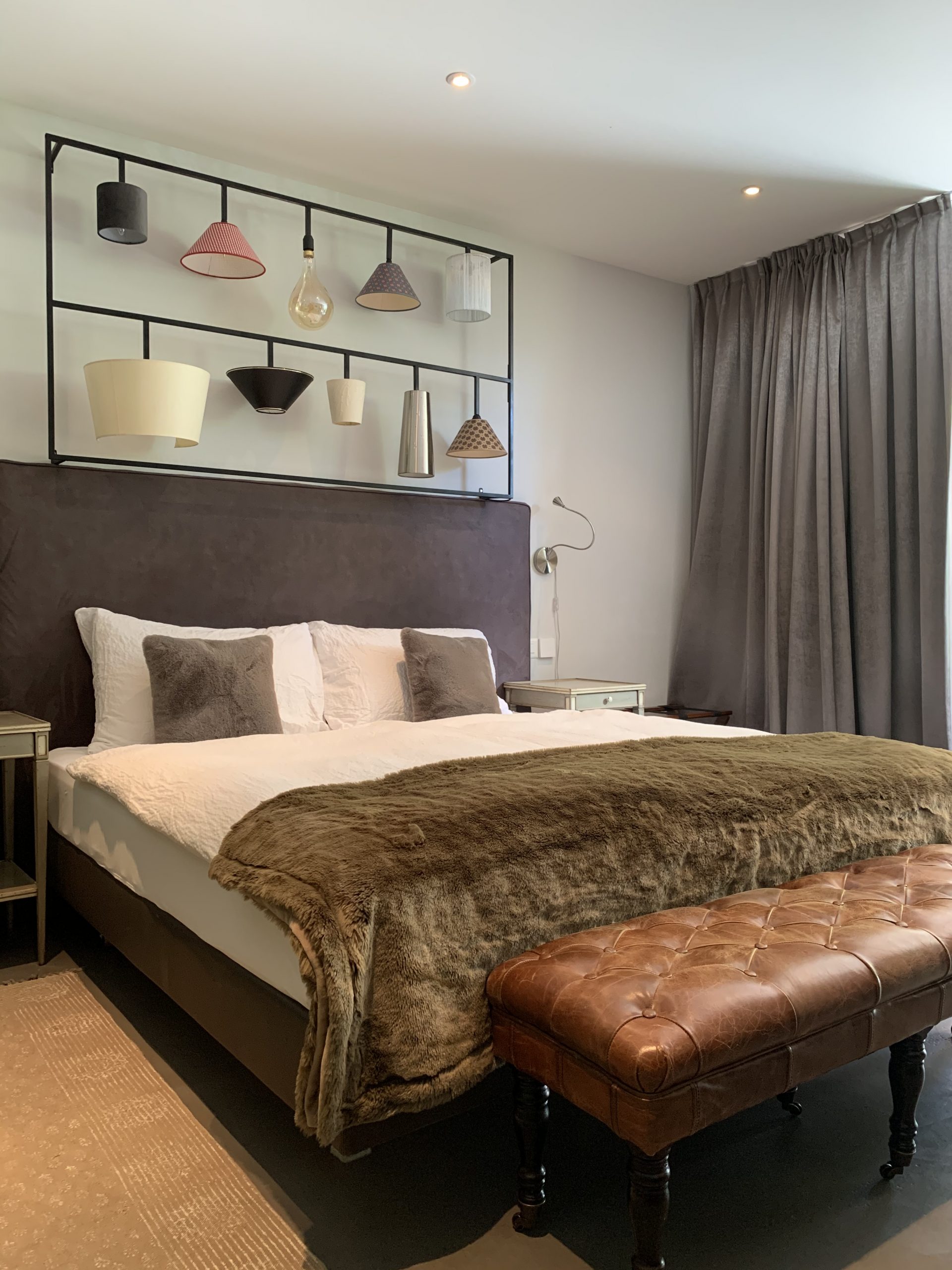 Chambre terrasse Morges, chambre Charles F